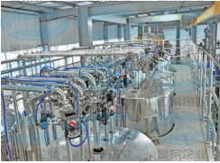Emulsion Decorative Industrial Wall Paints Mixing Machine Complete Production Line