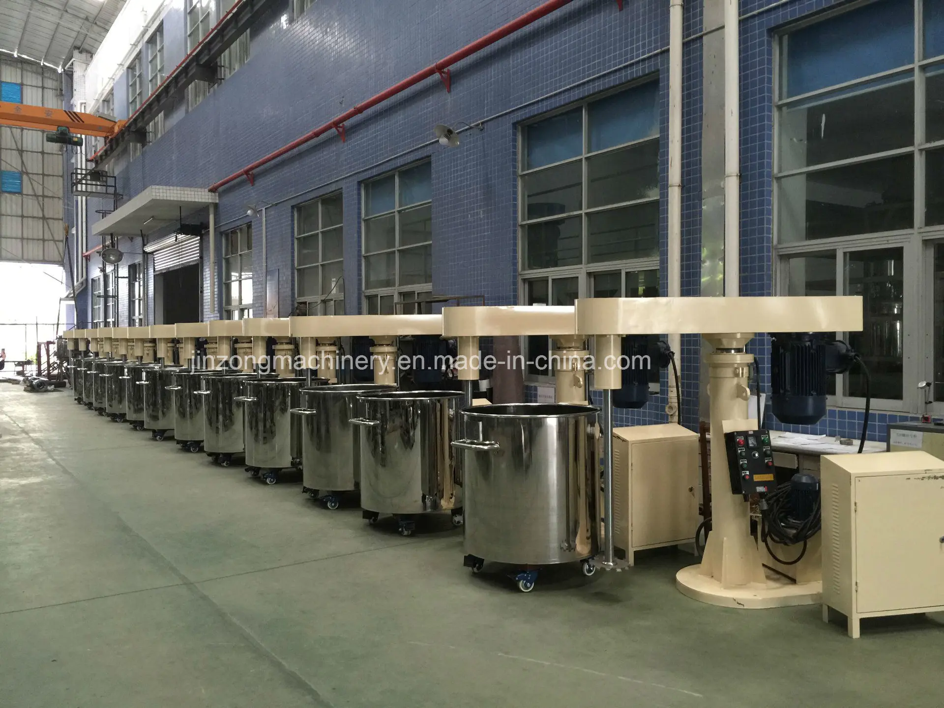 2.2kw~45kw Hydraulic Lifting High Speed Disperser for Paint Coating Inks