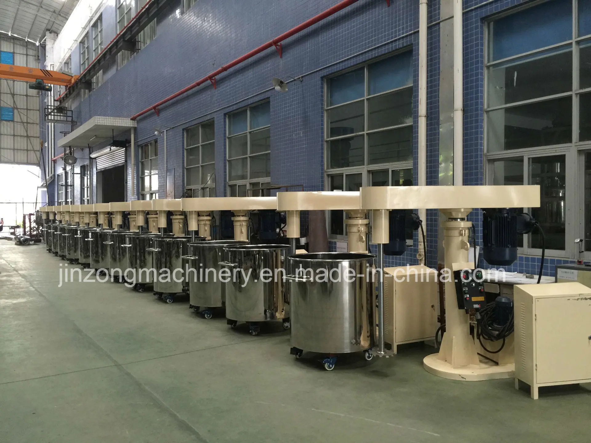 Hydraulic Lifting Dissolver Paint Mixer Making Machine for Interior&Exterior Wall Paint
