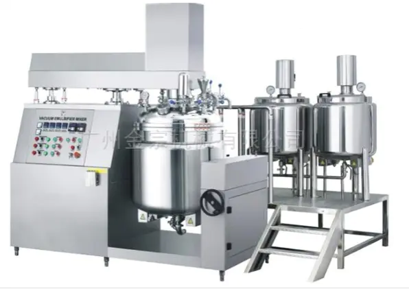 50L Pharmaceutical Ointment Making Machine Vacuum Homogenization Mixer