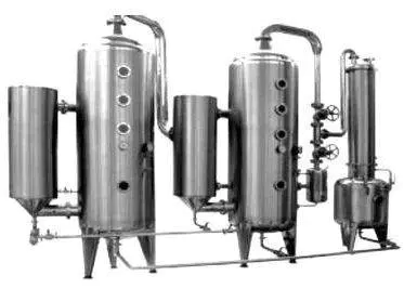 Jinzong 500kg/H Vacuum Distillation Double Effect Concentrator on Sale
