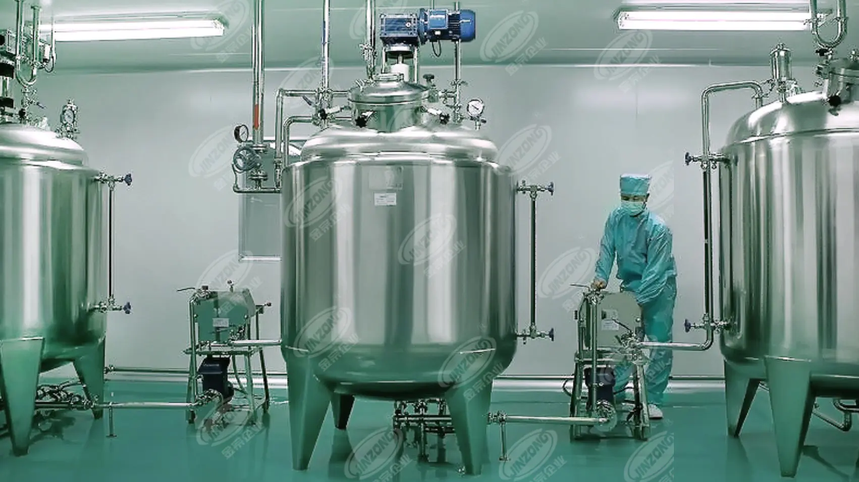 China Pharmaceutical Process Vessels - Jinzong Stainless Steel Jecketed Pharma Reactor
