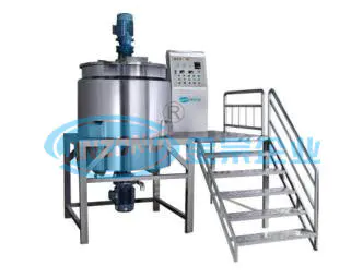 Jacketed Vessel with Blending Agitator Food Grade Mixing Tank Manufacturer