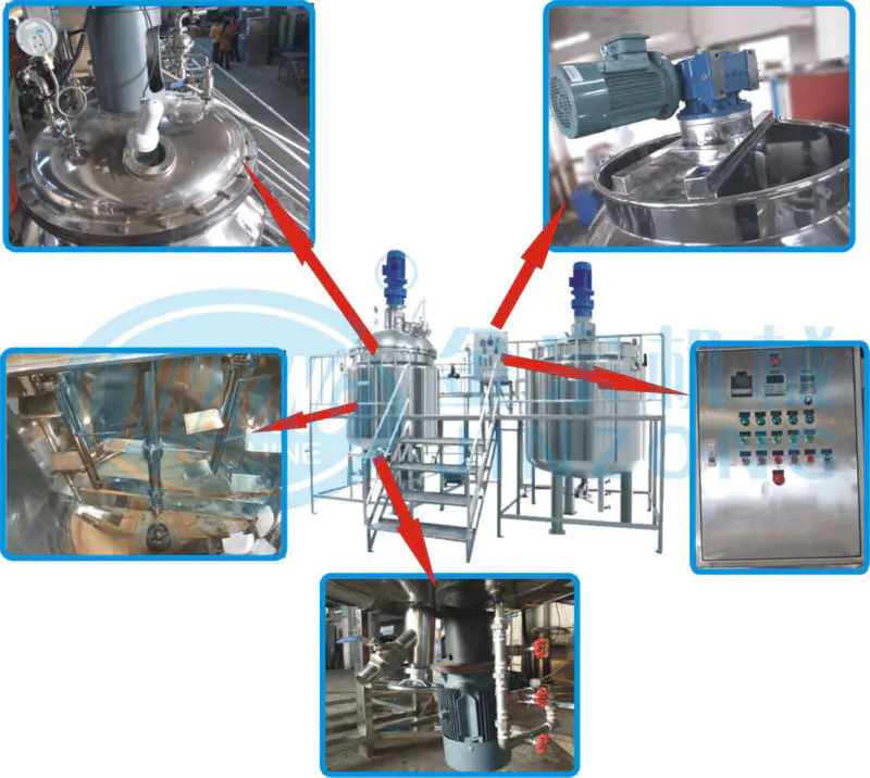 OEM ODM Ointment Mixer Cream Heating and Mixing Machine
