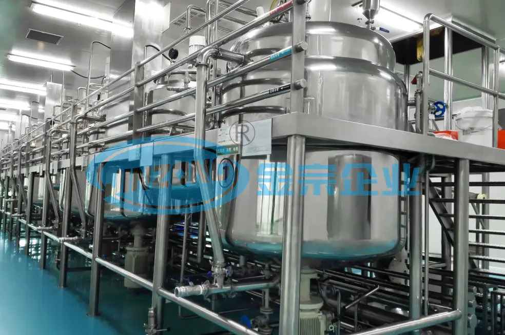 Sugar Melting Vessel Liquid Oral Syrup Manufacturing Plant