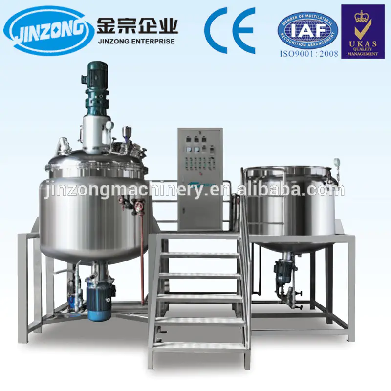 Mayonnaise Manufacturing Plant Mixing Tank with Inline or Bottom Homogenizer