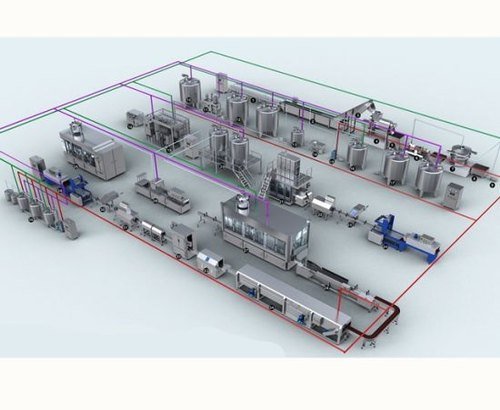 Beverage Processing Line Automatic Juice Plant