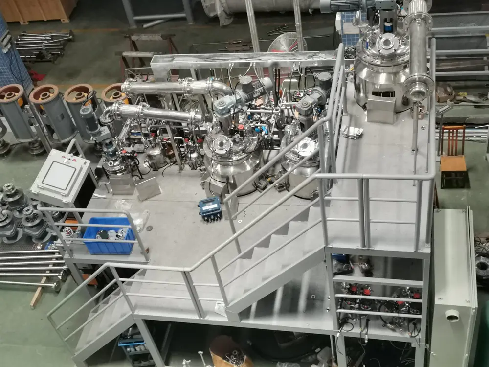 Active Pharmaceutical Ingredients API Reaction Tank Reactor Production Line Plant Turnkey Solution