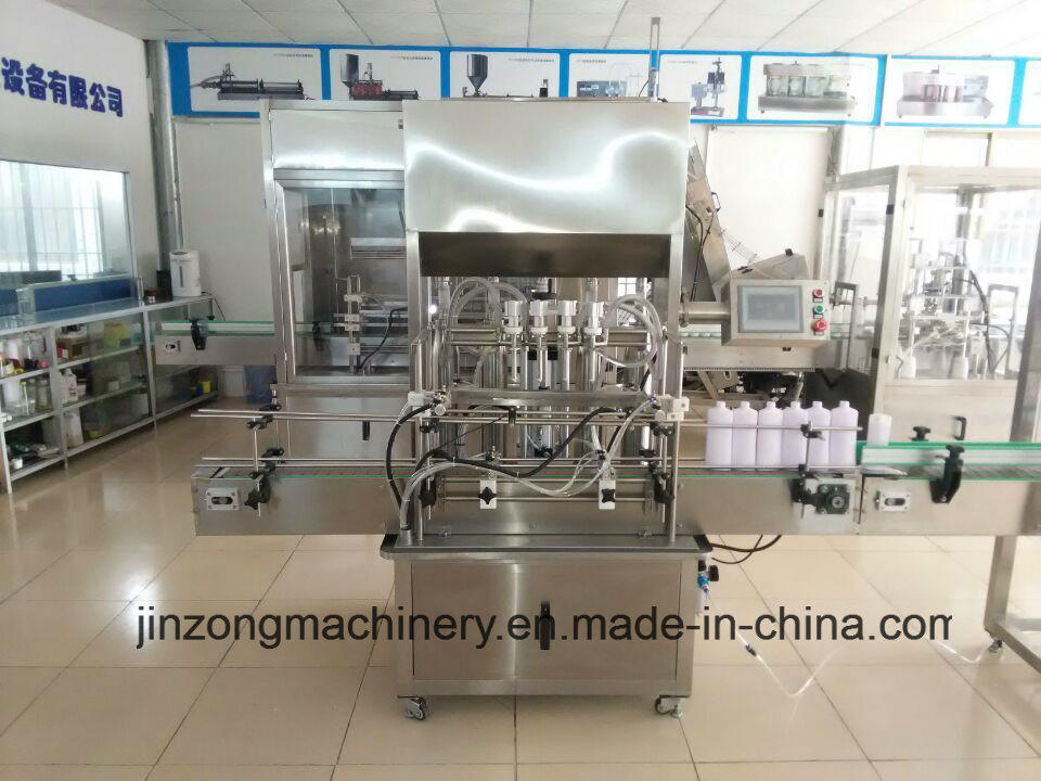 Jinzong Machinery Semi-Automatic Cream Lotion Cosmetic Liquid Filling Machine