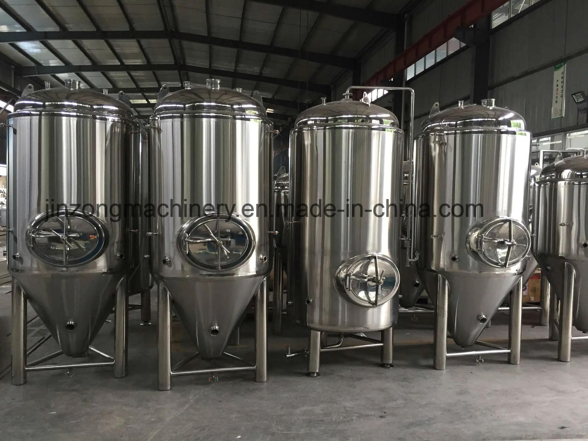 Sanitary Bright Conical Beer Fermenter Tank