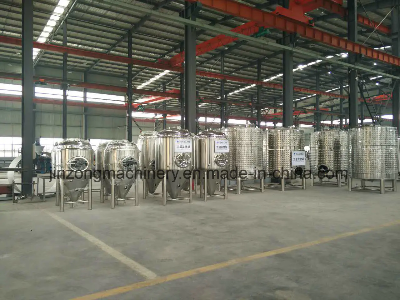 Sanitary Bright Conical Beer Fermenter Tank
