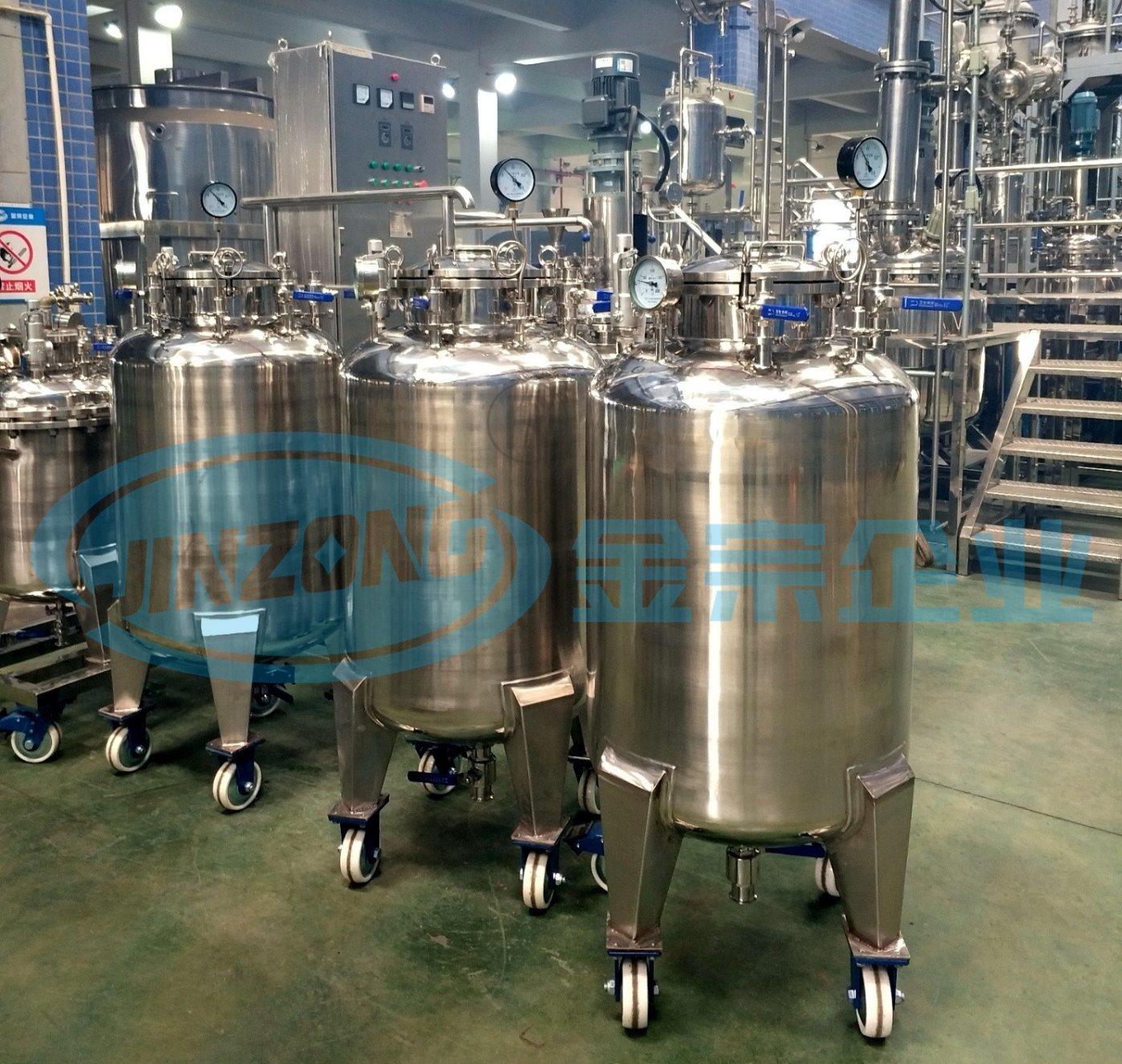 50-3000L Aseptic Storage Pressure Tank for Food and Pharmaceutical