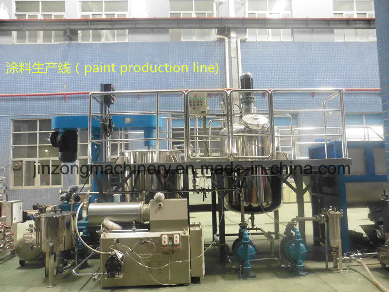 China Platform Type Paint Production Line Mixer Disperser