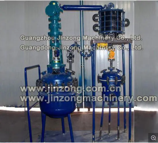 Laboratory Small Scale Glass Lined Pilot Reaction Plant Gl Reactor