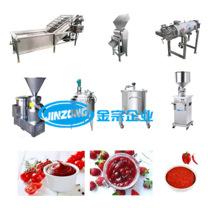 Small Scale Tomato Sauce Making Machine Whole Production Line Supplier