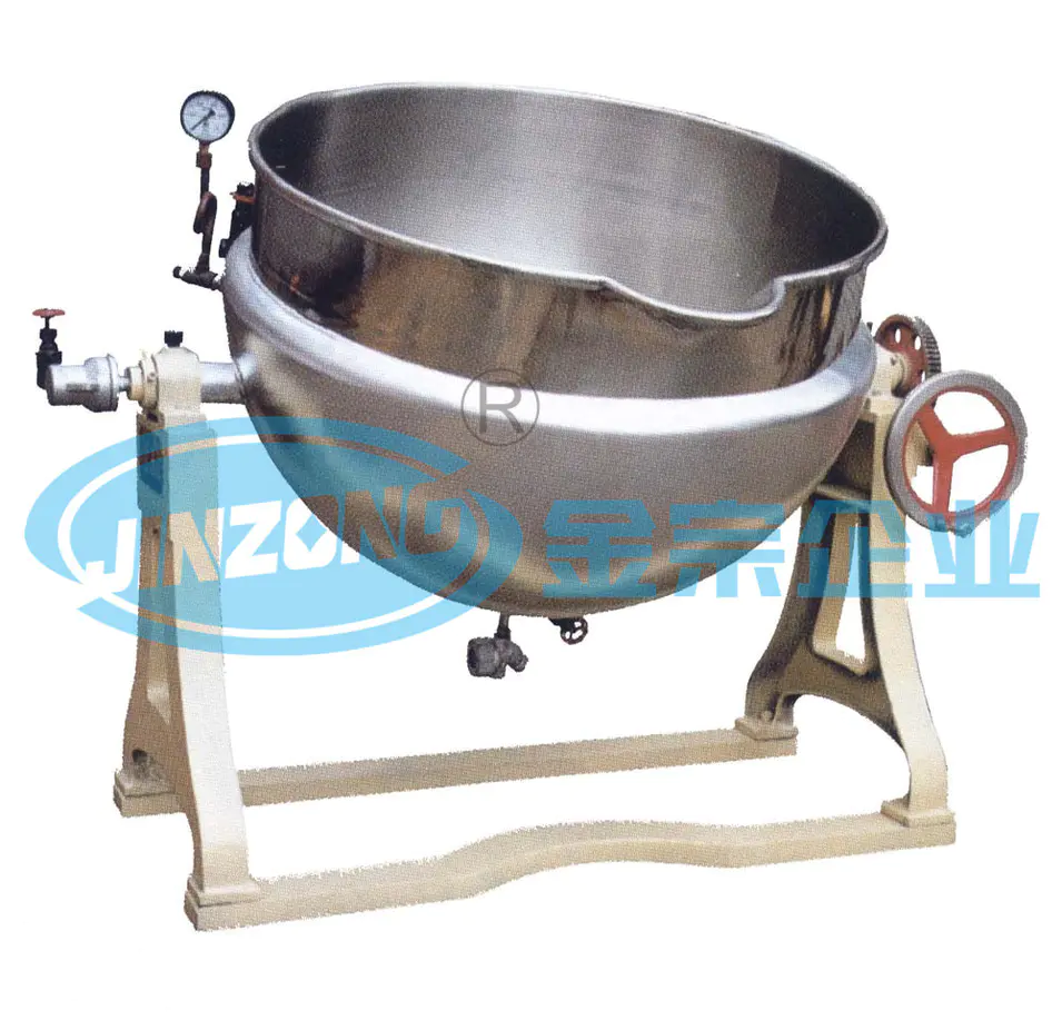 Jacketed Food Cooking Saucepan Boiling Pot China Kitchen Equipment Supplier