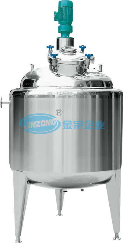 Stainless Steel 304 316L Aseptic Reactor Vacuum Mixer Mixing Tank
