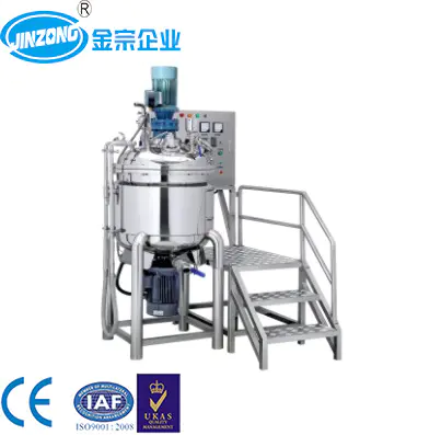 Automated Ointment Cream Emulsifier Mixing Machine Manufacturing Plant