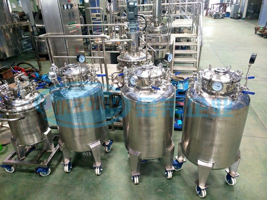 Customized Movable Portable Stainless Steel Solvent Storage Tank
