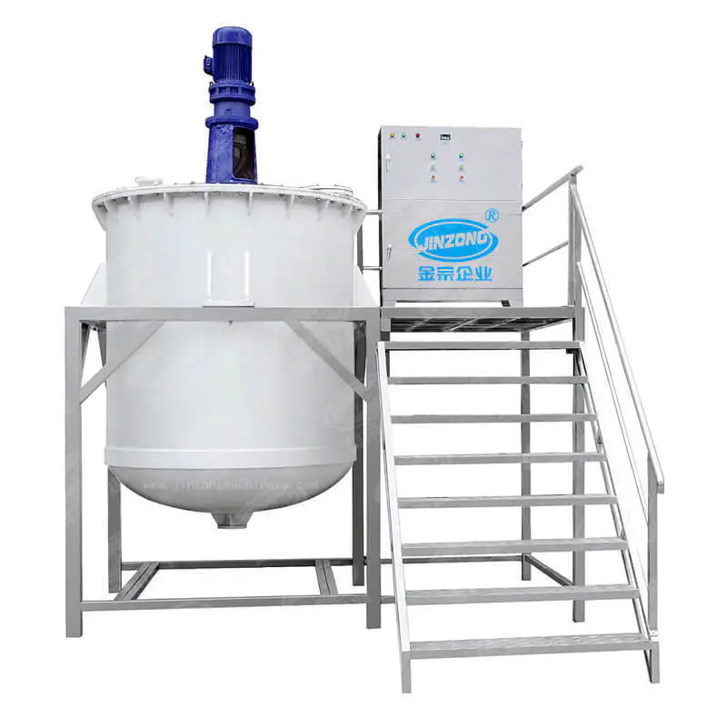 Naclo Sodium Hypochlorite Solution 84 Disinfectant Mixing Tank Manufacturing Machine
