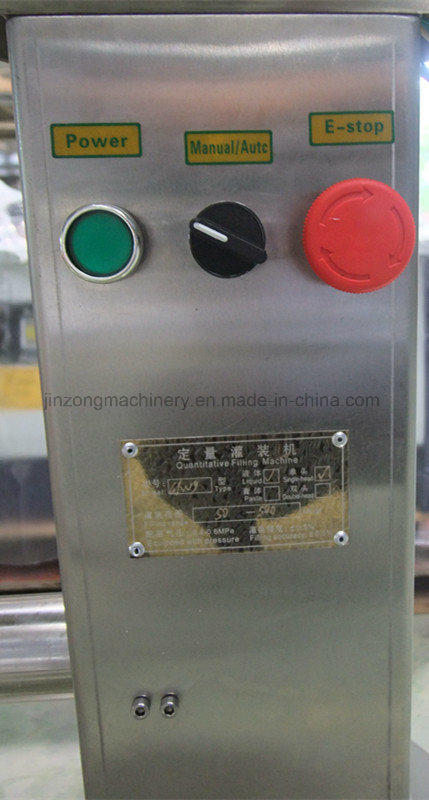 5-5000ml Guagnzhou Floor Type Semi-Auto Juice Liquid Filling Machine with Liquid