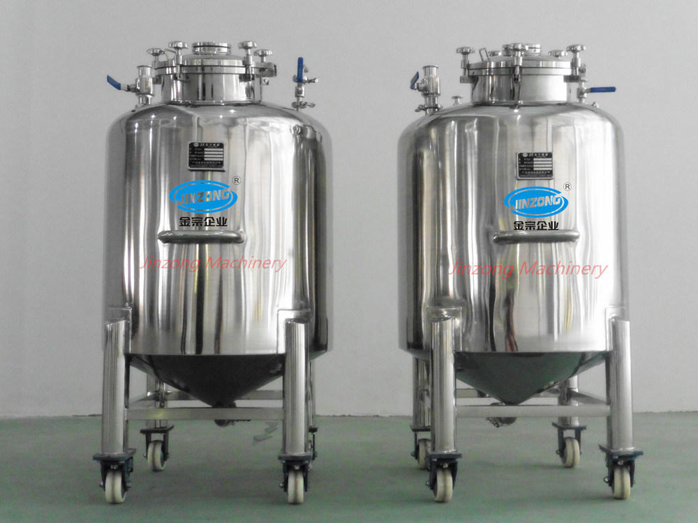 China Gold Supplier Moving Stainless Steel Open Storage Tanks