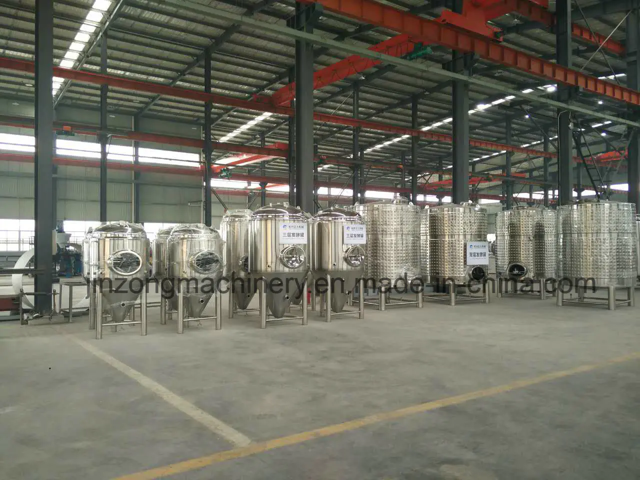 Stainless Steel Jacket Beer Fermentation Tank