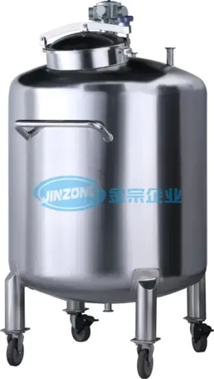 Syrup Mixing Storage Tank Mixer Manufacturing Plant Liquid Equipment