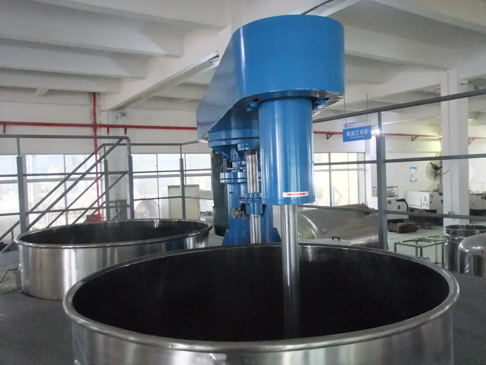 Hydraulic Paint Mixer with Operation Platform