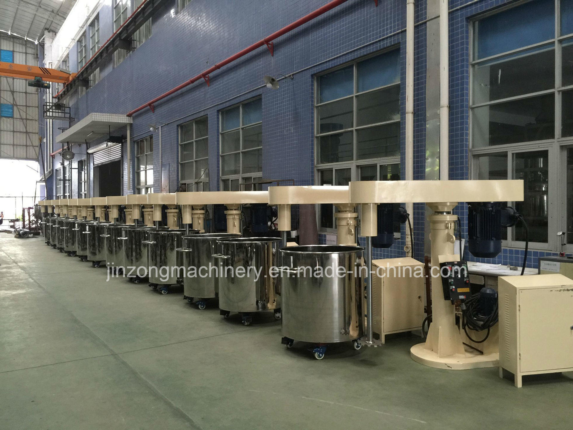 Hydraulic Lifting Paint Coating High-Speed Disperser Mixer Making Equipment Plant