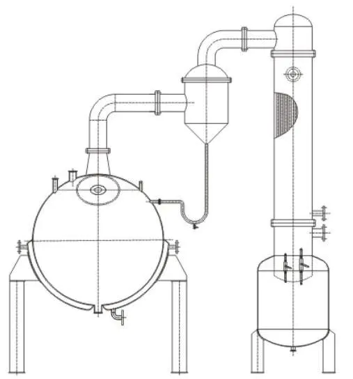 Qn Type Spherical Evaporation Concentrator for Pharma and Food Processing