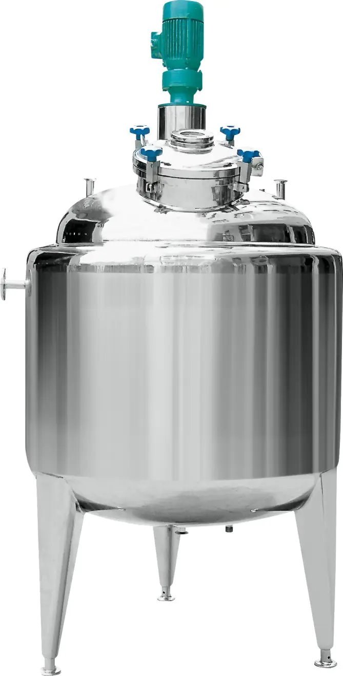 Stainless Steel Jacketed Heating & Cooling Tank
