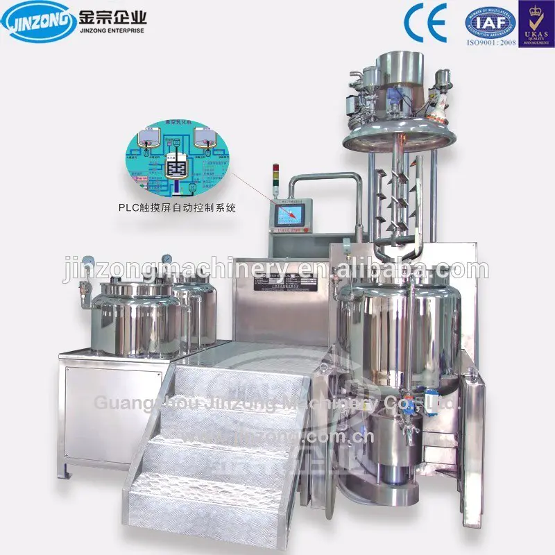 Automatic Ointment Cream Emulsifying Mixing Machine with Homogenizer Manufacturer