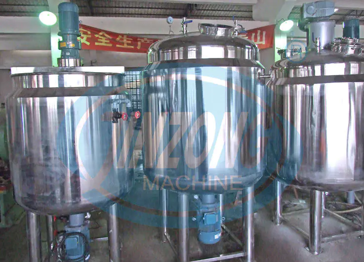 Automatic Sugar Melting Tank Oral Liquid Syrup Manufactuing Line Mixing Tank