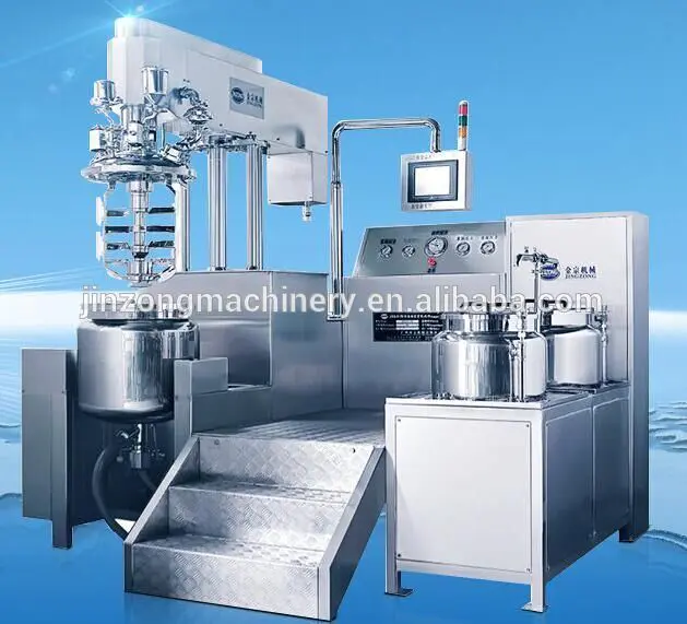 Automatic Ointment Cream Paste & Liquid Emulsifying Mixing Machine