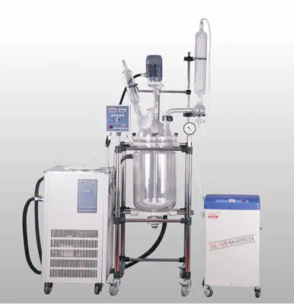 10 Liter Jacketed Glass Reactor for Lab