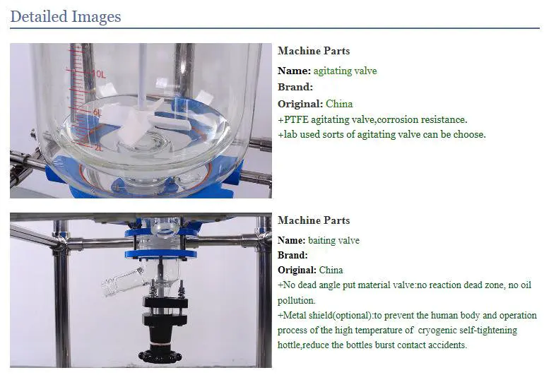 Pharmacy Lab Equipment Glass Reactor Pilot Bioreactor