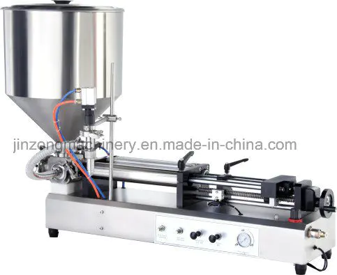 Food Paste Filler Machine with Mixer Hopper in Stocks From China
