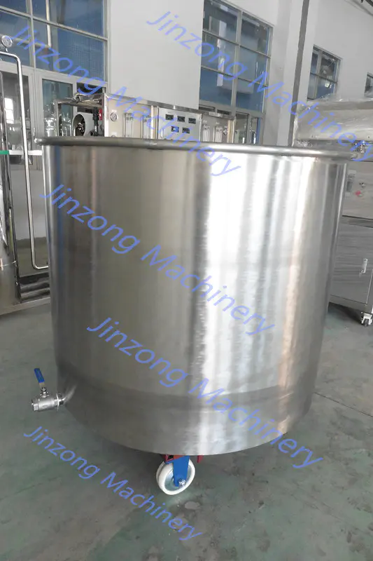 Customized Moveable Stainless Steel Tank with Rolling Wheels