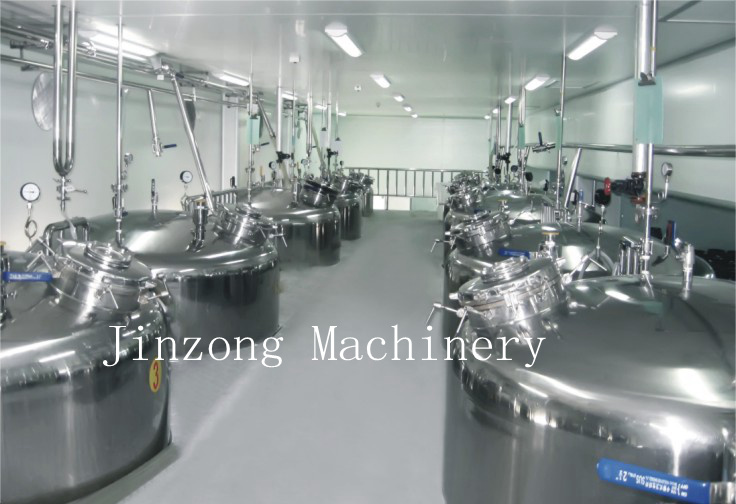 Conical Bottom Sanitary Storage Tank for Food & Pharmaceutical