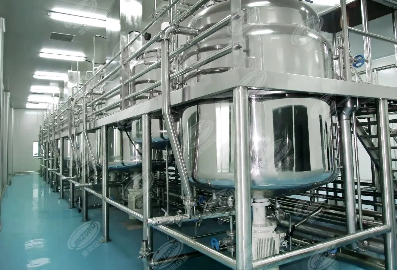 Yogurt Fermentation Tank Cosmetic Mixing Tank Stirring Tank Food Factory Mannufacturer Stainless Steel 500 Liter