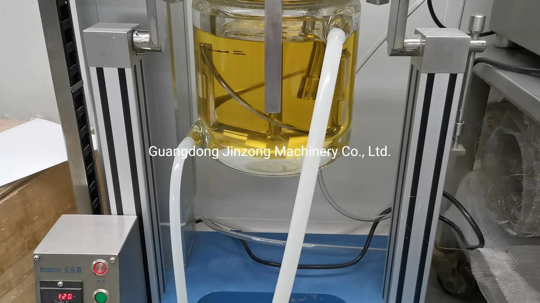 2L Glass Line Laboratory Vacuum Homogenizer Mixer Emulsifying Machine
