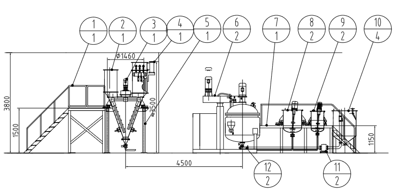 Jinzong Machinery sealing Vacuum emulsifier high speed for petrochemical industry-1