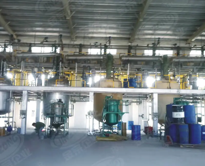 Agent plant for textile industry