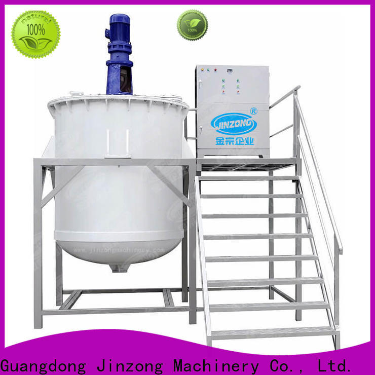 Jinzong Machinery tank Cosmetic cream homogenizer online for petrochemical industry