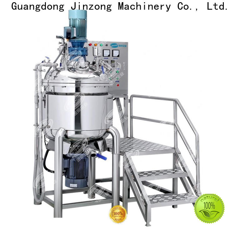 Jinzong Machinery best syrup liquid manufacturing vessel company for pharmaceutical