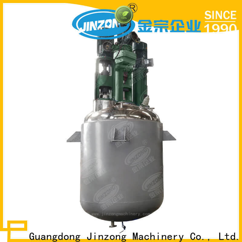 Jinzong Machinery complete jacketed reactor supply for stationery industry