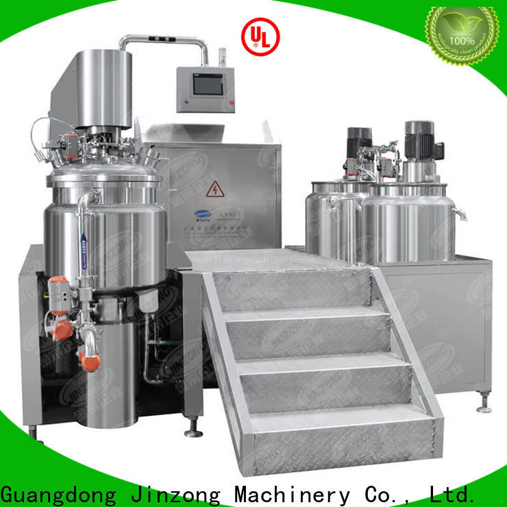 Jinzong Machinery steel vacuum emulsifying mixer factory for food industry
