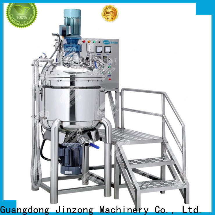 Jinzong Machinery making syrup liquid manufacturing vessel series for pharmaceutical