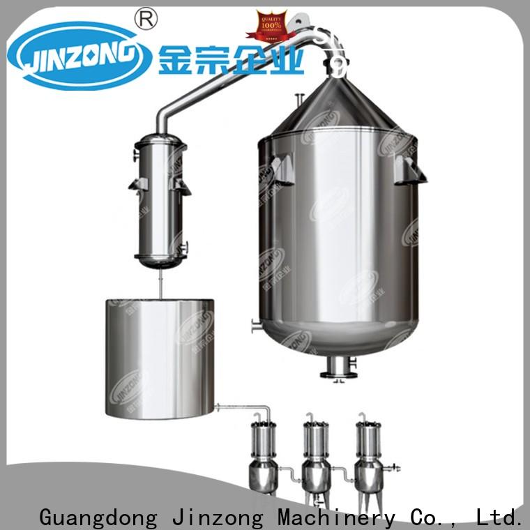 Jinzong Machinery yga evatoration concentrator for sale for reflux